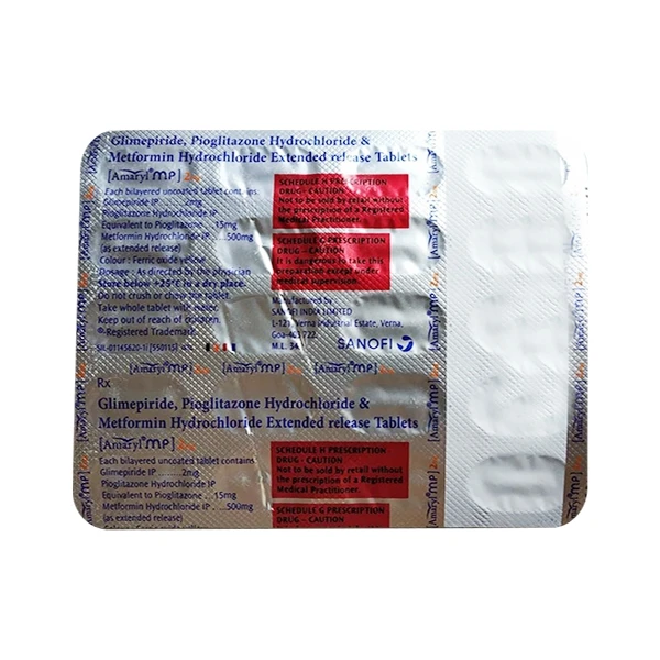 Amaryl MP 2mg Tablet  - Prescription Required