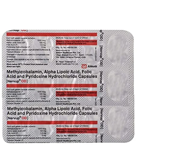 Nervup OD Soft Gelatin Capsule  - Prescription Required