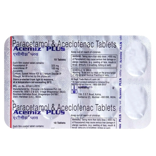 Acemiz Plus Tablet  - Prescription Required