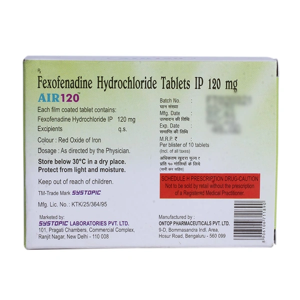 Air 120 Tablet - Prescription Required