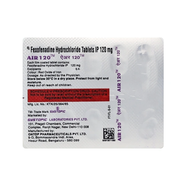 Air 120 Tablet - Prescription Required