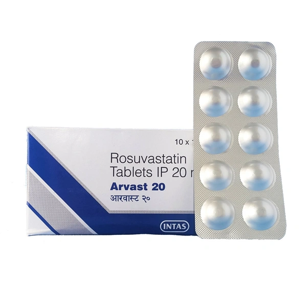 Arvast 20 Tablet   - Prescription Required