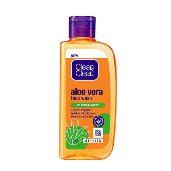 Clean & Clear Aloe Vera Face Wash - 50ml