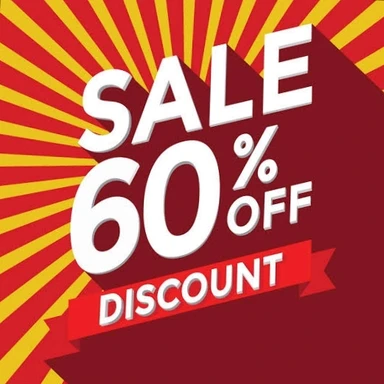 Minimum 60% Off