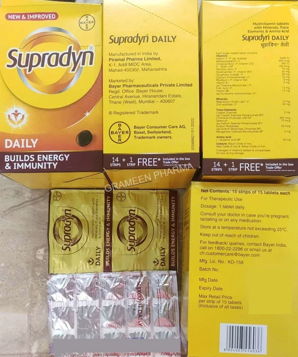 Supradyn Daily Multivitamin Tablet 