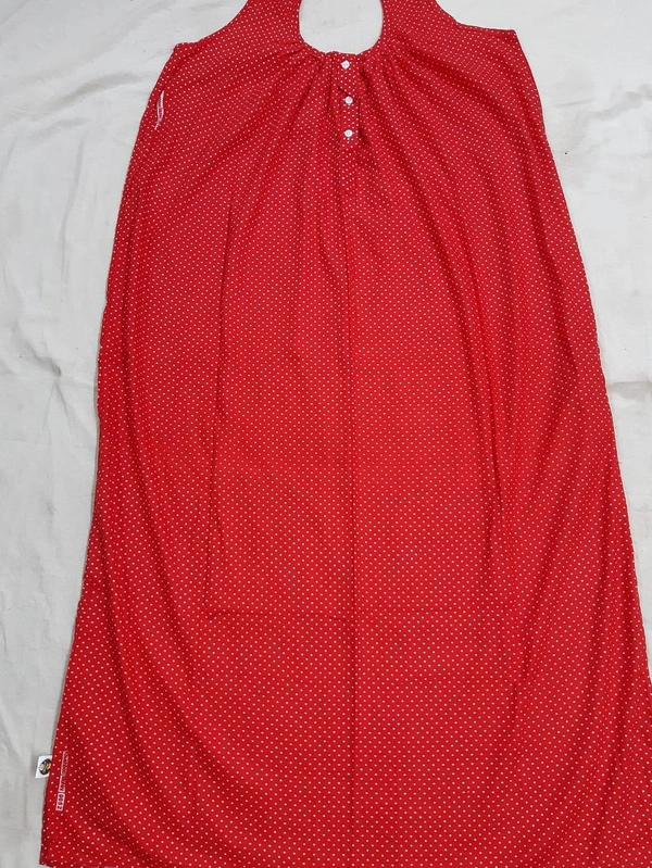 Sleeveless Bottom Maxi - Red