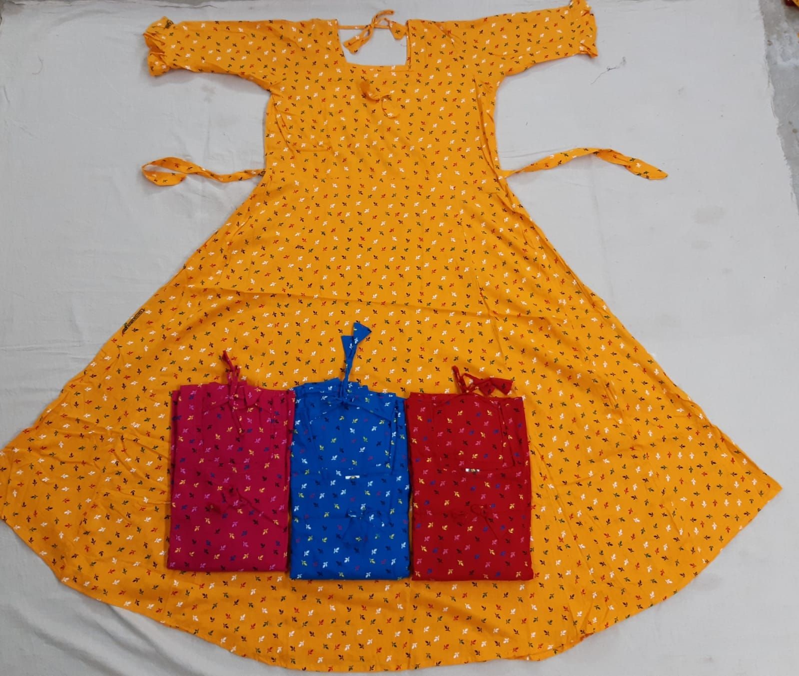 Remodeling of nighty /Old Nighty to Girls frock / Frock cutting and  stitching - YouTube