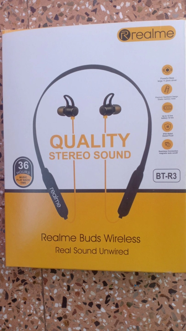 Realme Bluetooth Headset (BT-R3) - Black