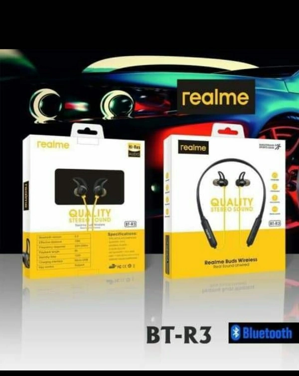 Realme Bluetooth Headset (BT-R3) - Black