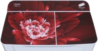 Onida ONIDA 8 kg Cuff and Collar Wash, Designer Glass Lid 5 Star Semi Automatic Top Load Red, White - 8 kg, White