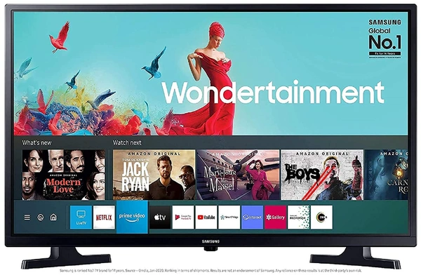 Samsung 80 cm (32 Inches) Wondertainment Series HD Ready LED Smart TV UA32T4340BKXXL (Glossy Black) (2021 Model) - 32