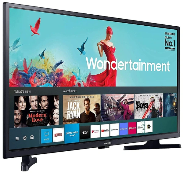 Samsung 80 cm (32 Inches) Wondertainment Series HD Ready LED Smart TV UA32T4340BKXXL (Glossy Black) (2021 Model) - 32