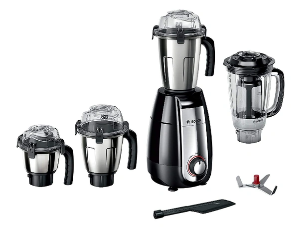 Bosch Appliances TrueMixx Pro Mixer Grinder, 750W, 4 Jars, Black - 750 Watts, Black