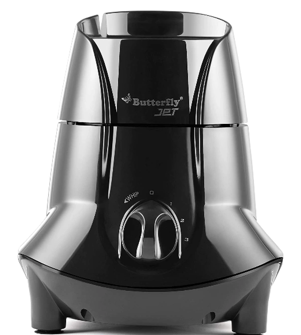 Butterfly Jet Elite Mixer Grinder, 750W, 4 Jars (Grey) - 750 Watts, Grey