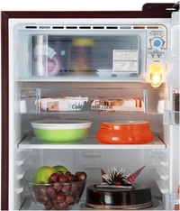 LG 190 L 4 Star Inverter Direct-Cool Single Door Refrigerator (GL-D201ASCY, Scarlet Charm, Base stand with Drawer) - 190 Litres, Red