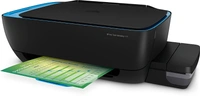 HP Ink Tank 419 WiFi Colour Printer, Scanner and Copier for Home/Office, High Capacity Tank (15,000 Black and 8000 Colour), Low Cost per Page (10p for B/W and 20p for Colour), Borderless Print - 419, Black