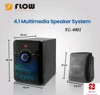 Flow FL4001 Bluetooth 4.1 Multimedia Speaker Home Theater System - Black