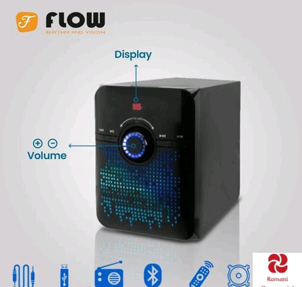 Flow FL4001 Bluetooth 4.1 Multimedia Speaker Home Theater System - Black