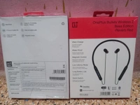 OnePlus Bullets Wireless Z Bass Edition - Reverb Red (OG Pack) - Black