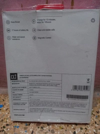 OnePlus Bullets Wireless Z Bass Edition - Reverb Red (OG Pack) - Black
