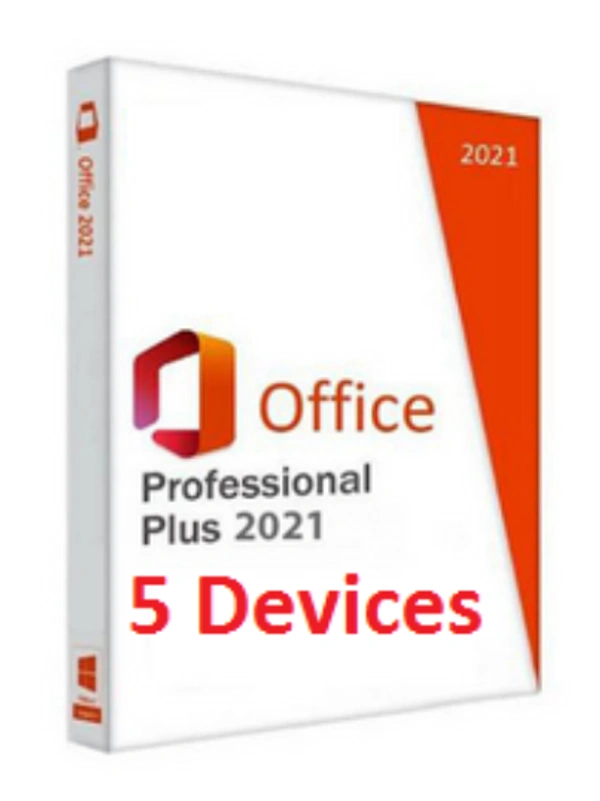 MS-Office Pro Plus 2021 - 5 PC Lifetime Validity (Digital Key)