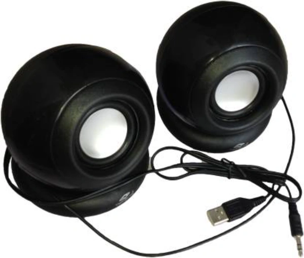 Terabyte TB-TB-008T 4 W Portable Laptop/Desktop Speaker  (Black, 2.1 Channel) - 10.4 cm x 11.8 cm x 21.3 cm