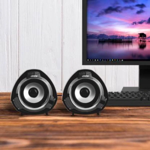 Artis S9 2.0 USB Multimedia Speakers Portable Laptop/Desktop Speaker  (Black, 2.0 Channel) - 22.8 cm x 11 cm x 11 cm