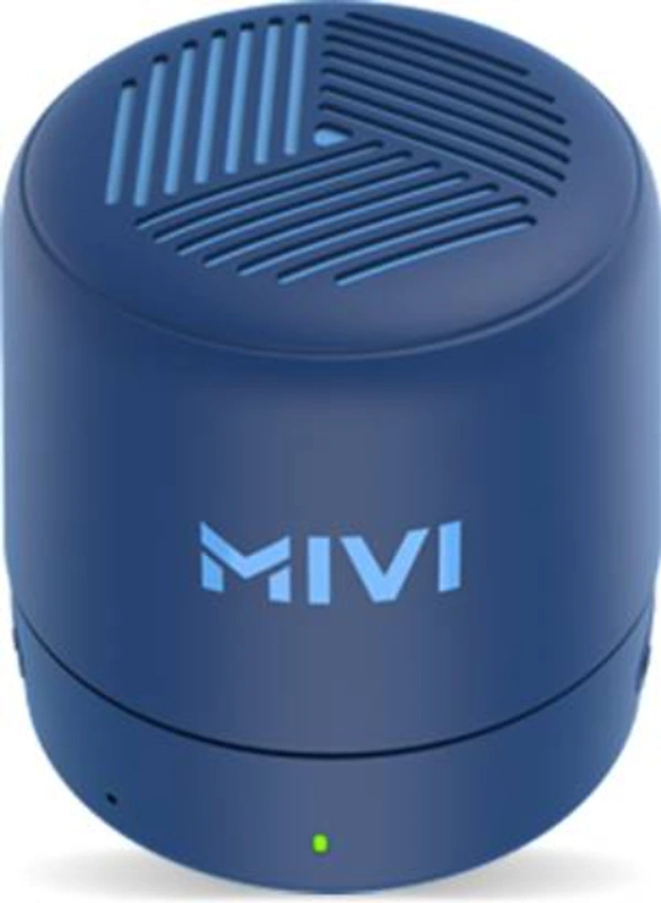 Mivi Play 5 W Portable Bluetooth Speaker  (Blue, Mono Channel) - 8 cm x 6.8 cm x 7 cm, Blue, Green, Black, Orange, White, Light Blue