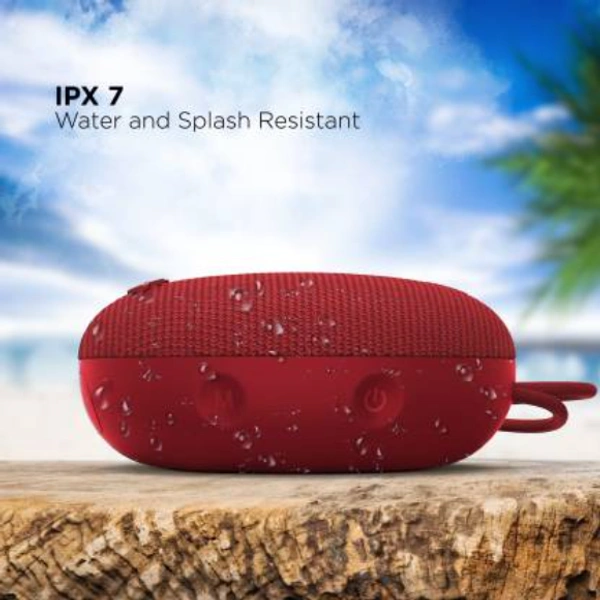 boAt Stone 190F 5 W Bluetooth Speaker  (Red, Stereo Channel) - 4.3 cm x 10.3 cm x 10.3 cm, Red, Blue, Black