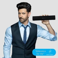 Zebronics Zeb-Vita Plus 16 W Bluetooth Laptop/Desktop Speaker  (Black, Stereo Channel) - 31.3 cm x 6.2 cm x 6.5 cm, Black, Blue, Red, Grey
