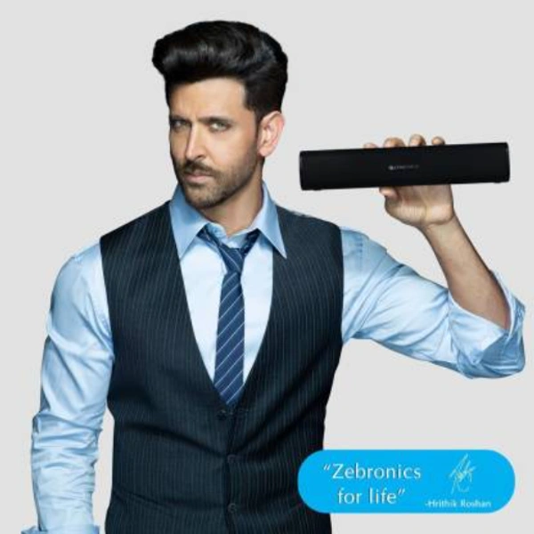 Zebronics Zeb-Vita Plus 16 W Bluetooth Laptop/Desktop Speaker  (Black, Stereo Channel) - 31.3 cm x 6.2 cm x 6.5 cm, Black, Blue, Red, Grey