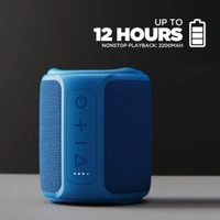 boAt Stone 350 10 W Bluetooth Speaker  (Blue, Mono Channel) - 9 cm x 9.3 cm x 11 cm, Blue, Red, Black
