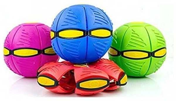 Magic Flying Saucer Ball / Flat Ball Disc - Multicolour