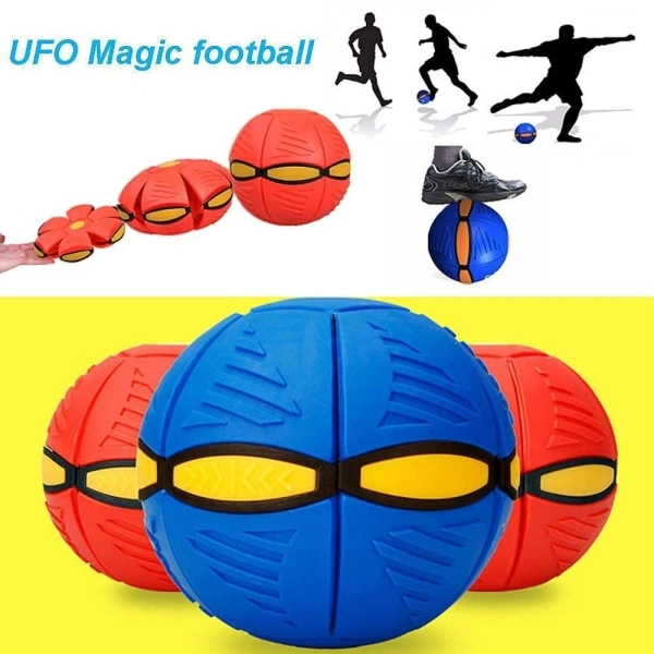 Magic Flying Saucer Ball / Flat Ball Disc - Multicolour