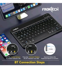 Frontech Mini Bluetooth Keyboard - Black, Mini
