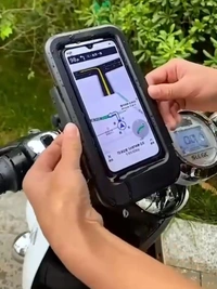 Bike Mobile Stand from Rain - Black