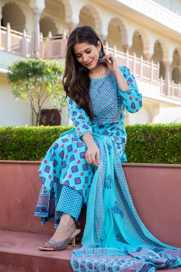 Fairy Desinger Special Concept Kurti Dupatta Set 
