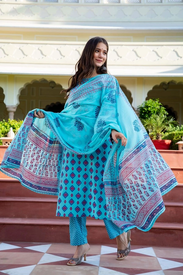 Fairy Desinger Special Concept Kurti Dupatta Set 