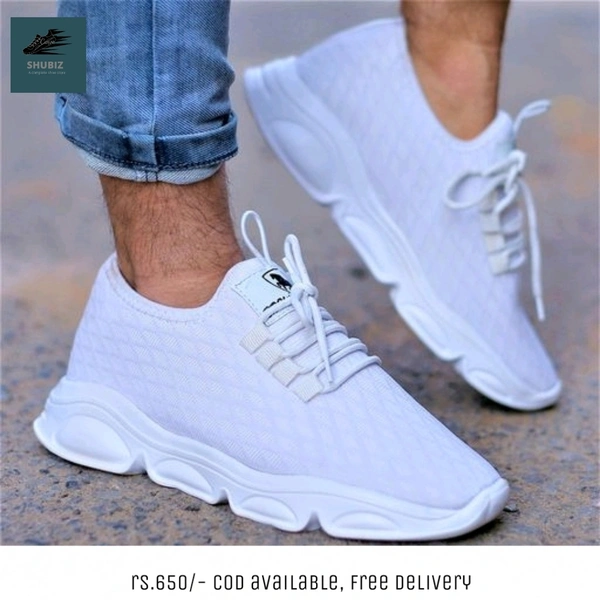 Amin's Casual White Shoes - 9