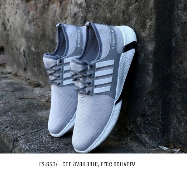 Sports Grey Shoes - 8
