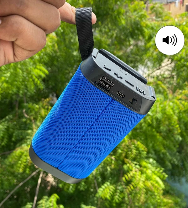 Portable LED Light Speaker  - Blue