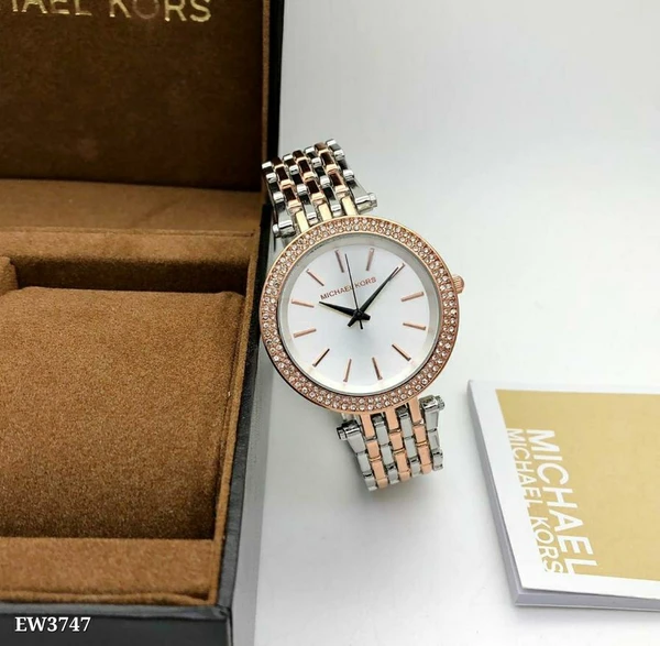 MK ladies Watch - White Dial