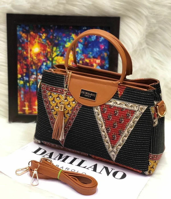 Damila Ikkat Handbag