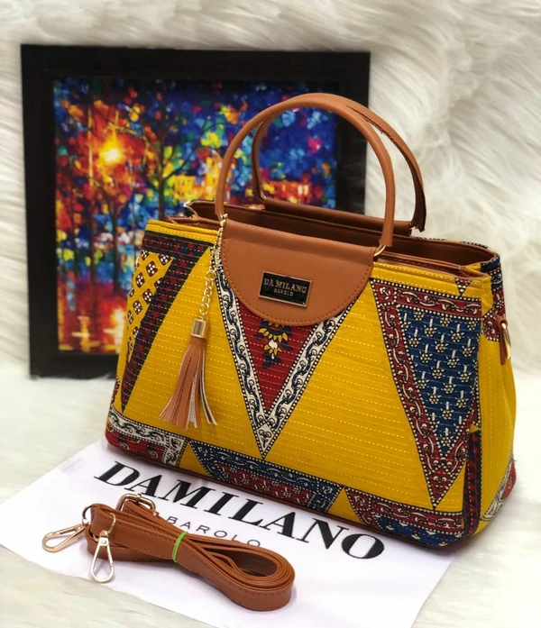 Damila Ikkat Handbag