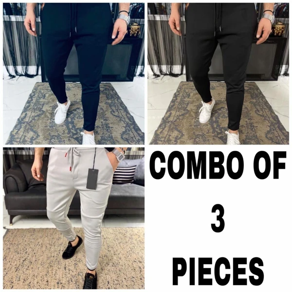 COMBO OF 3 LYCRA PANT - XL