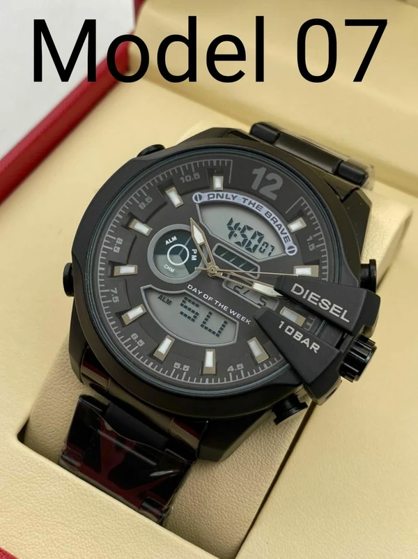 DIESEL10 BAR NEW LOOK LUXURY WATCH - Model 1