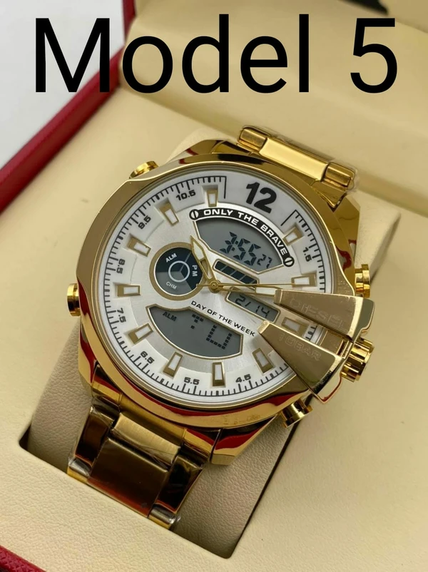 DIESEL10 BAR NEW LOOK LUXURY WATCH - Model 1