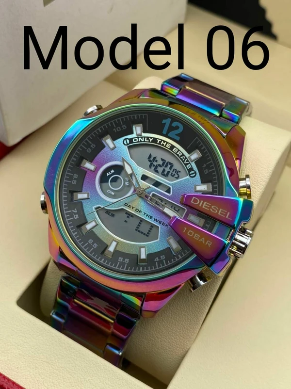 DIESEL10 BAR NEW LOOK LUXURY WATCH - Model 1