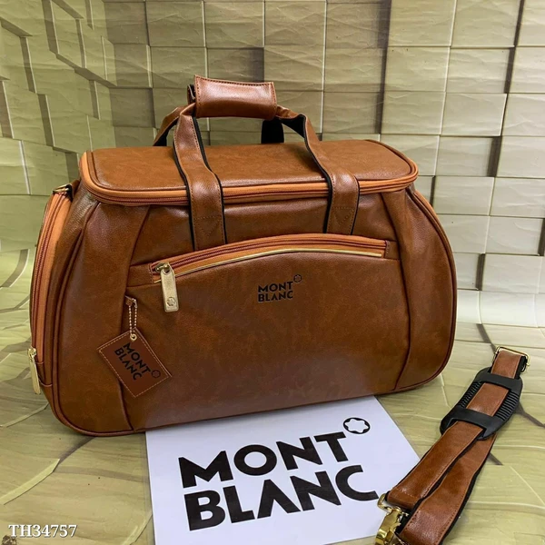 MONTBLANC TRAVEL BAG - Tan