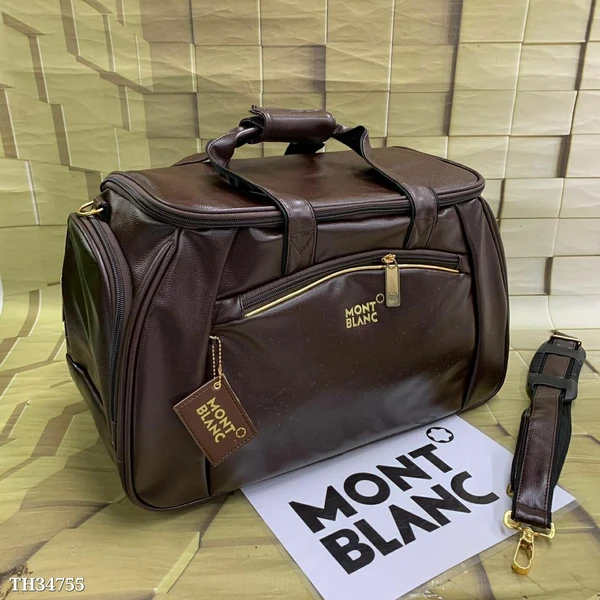 MONTBLANC TRAVEL BAG - Brown